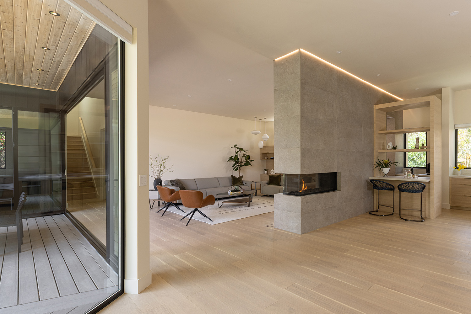 Portland Modern Oasis living room Portland Modern Oasis living room