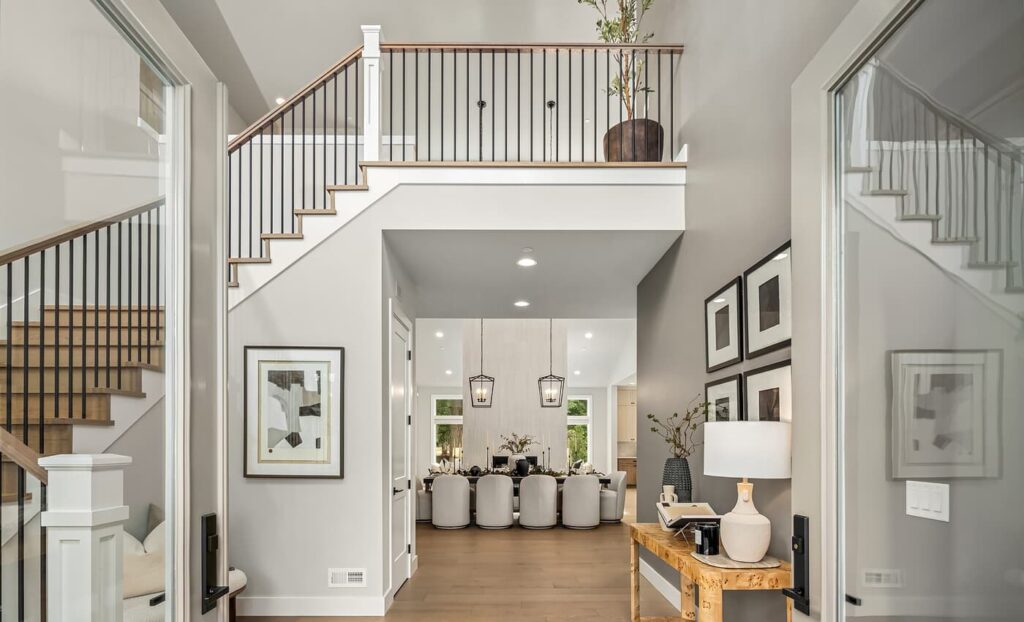 Cambridge Estates project from Envision Interiors stairway